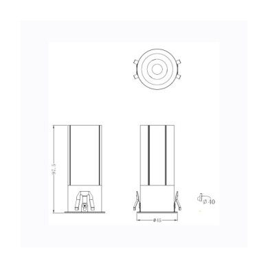 ΣΠΟΤ ΦΩΤΙΣΤΙΚΟ ΧΩΝΕΥΤΟ-ΚΩΔ. OGIO-40